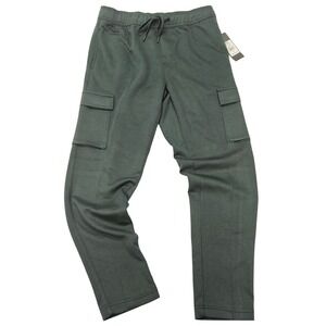 LEG3ND DISCOVERY Mens Cargo Jogger Pants Comfort Fit Sage Green Size M